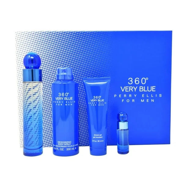 Set Perry Ellis 360 Very Blue 4 piezas