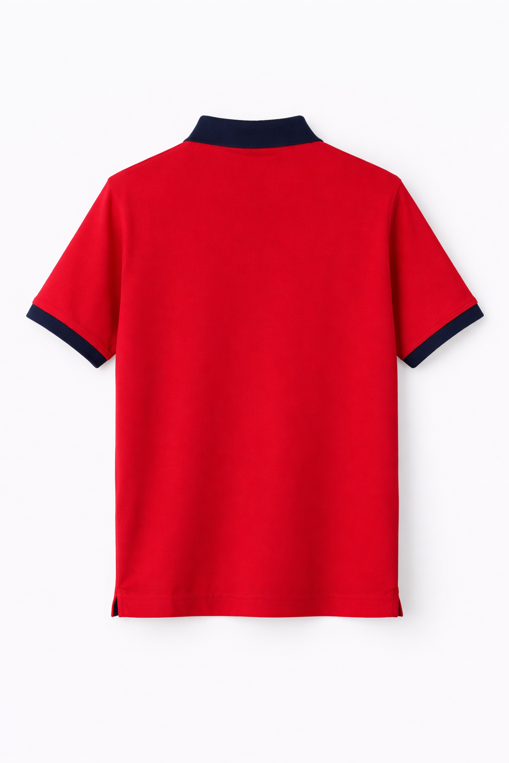 Playera Hombre Polo Chivas Roja Cuello Azul CI148