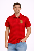 Playera Polo Hombre Chivas Roja con Escudo Dorado CI183