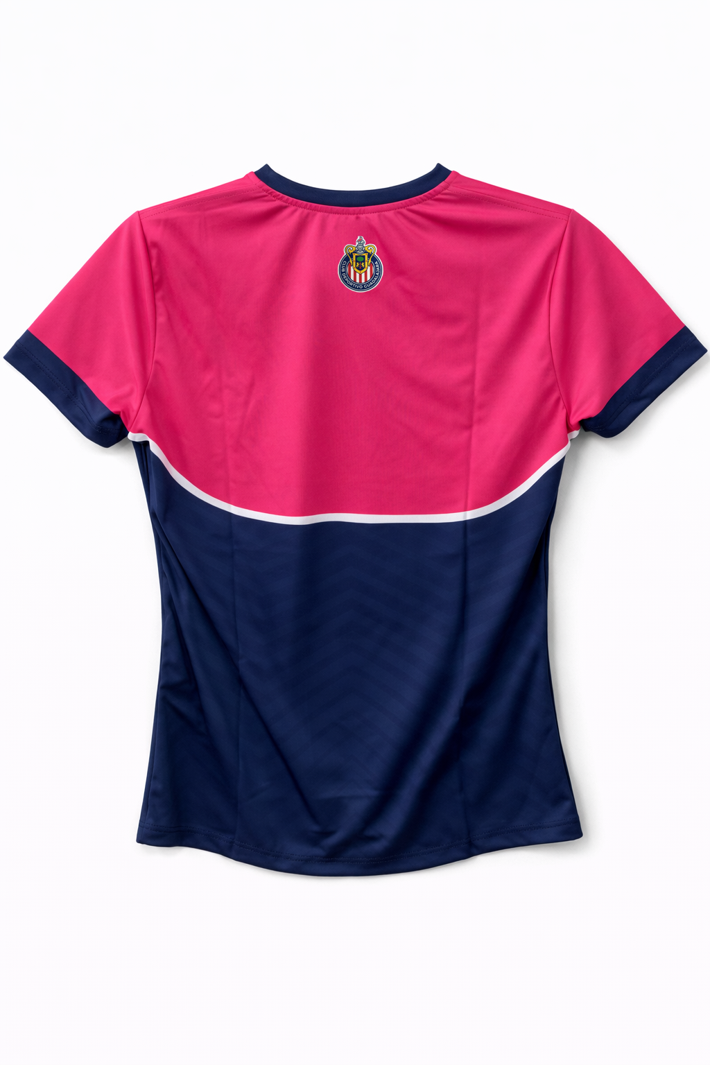 Playera Mujer Chivas Rosa y Azul “I Love Chivas” CI83