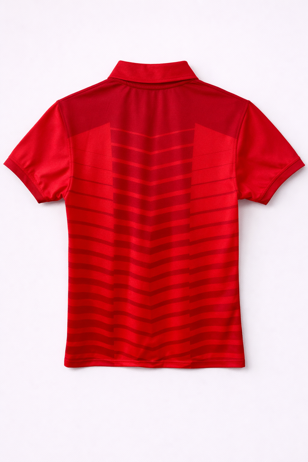 Playera Polo Hombre Chivas Roja con Escudo Dorado CI183