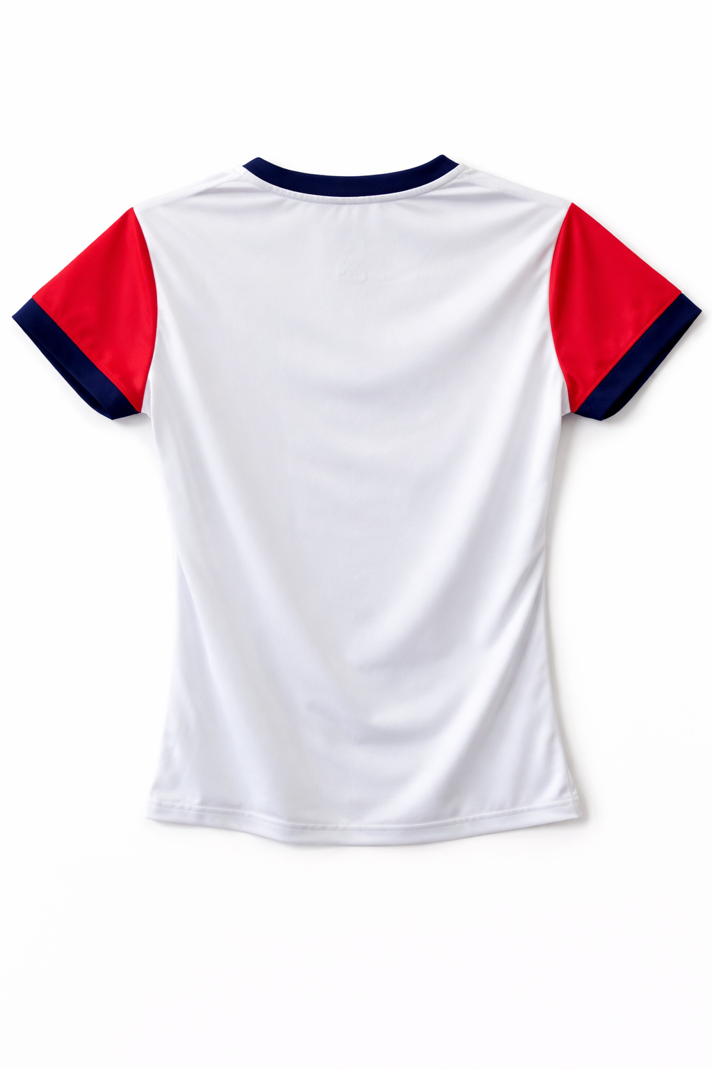 Playera Chivas Blanca con Franjas Rojiazules Niña CI106