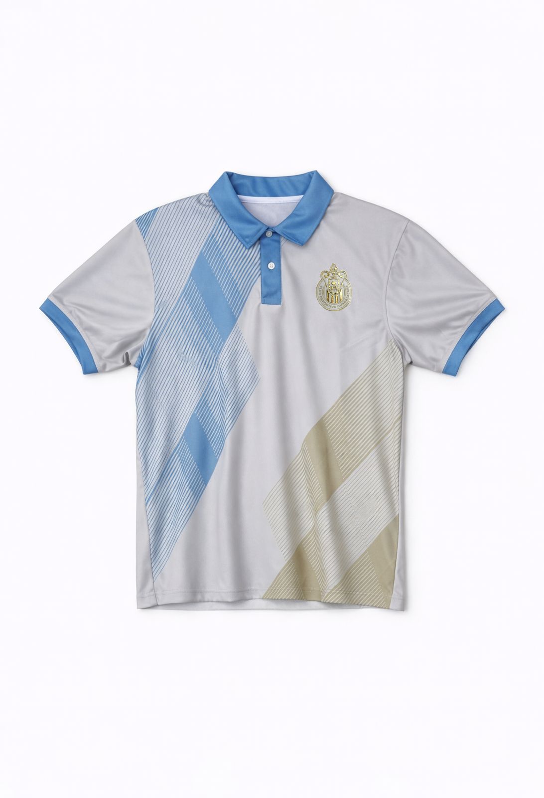 Playera Hombre Polo Chivas Gris CI186