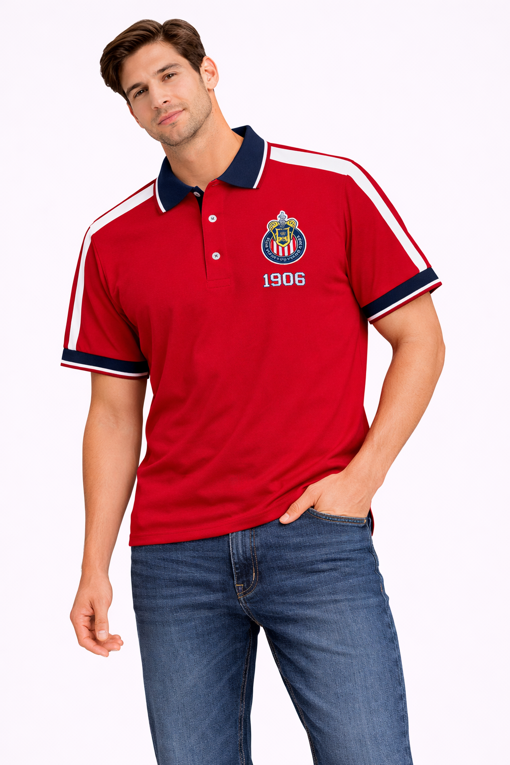 Polo Hombre Chivas Rojo 1906 KE91