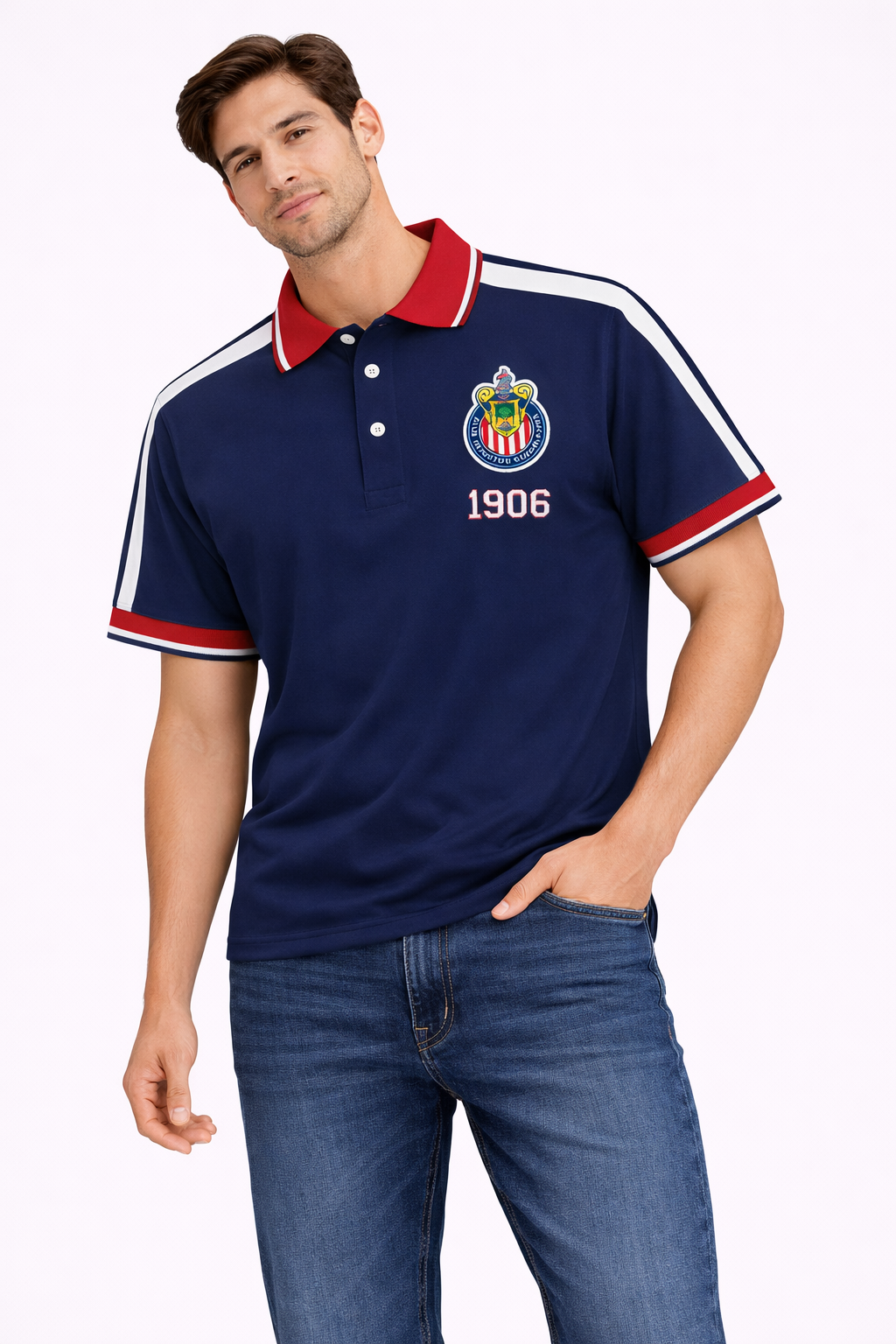 Polo Hombre Chivas Azul Marino 1906 KE91