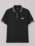 Polo Portoblanco Piqué Negra