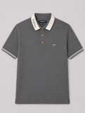 Polo Portoblanco Piqué Gris