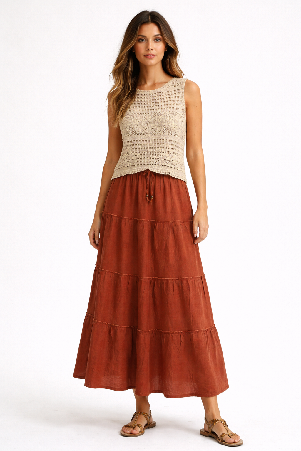 Falda Larga Stop Corte Boho