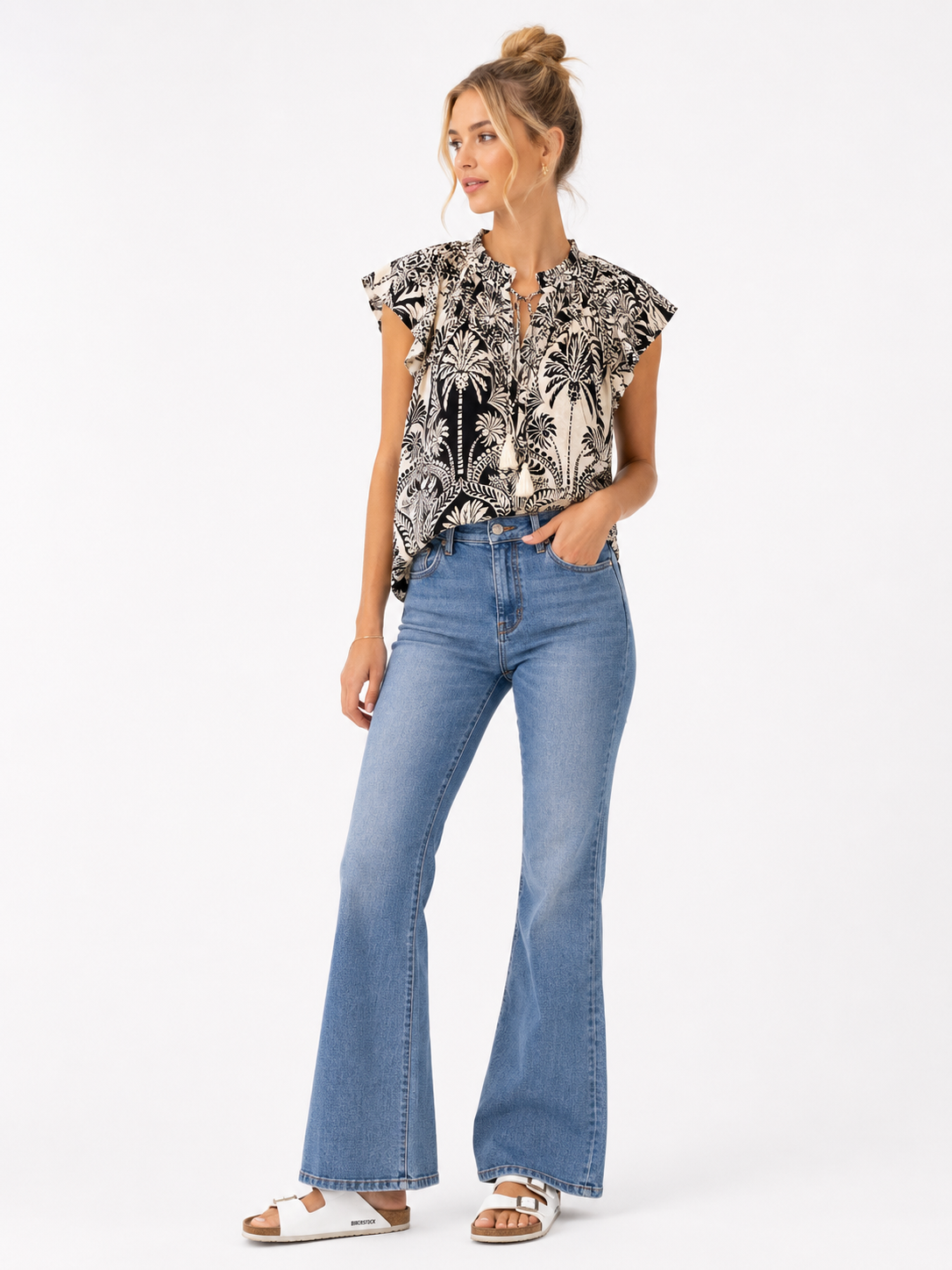 Blusa Stop Estampado Tropical