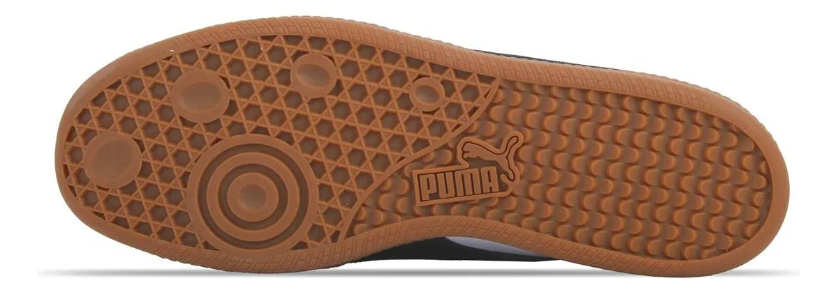 Tenis Puma Super Liga OG Retro Blanco con Negro y Suela Goma