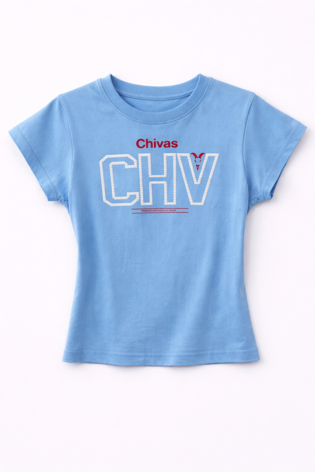 Playera Mujer Chivas CHV Azul Cielo KE30