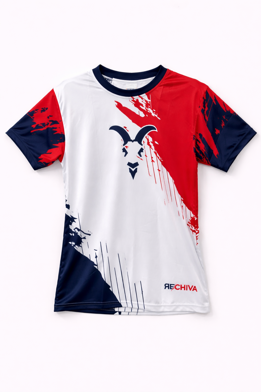 Playera Chivas Caballero Blanca Diseño Gráfico CI87