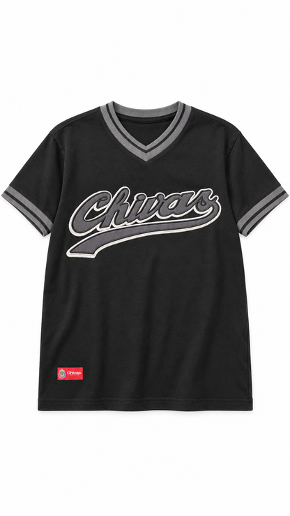Playera Chivas Negra – Estilo Retro
