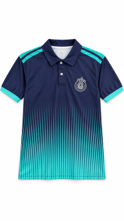 Polo Deportiva Chivas – Azul Marino y Turquesa