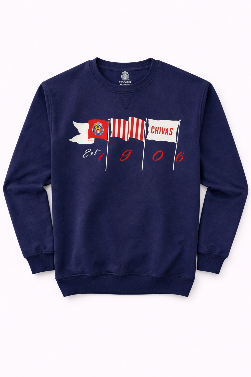 Sudadera Chivas Caballero Azul Marino Est. 1906 KE73