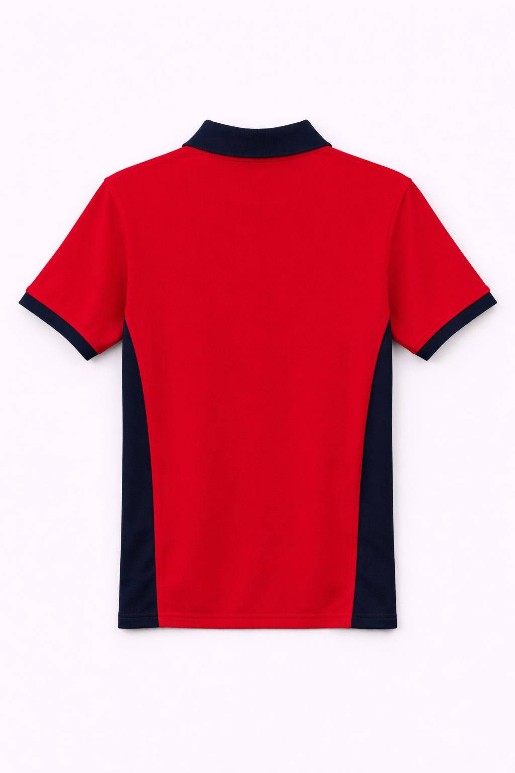 Playera Polo Chivas Roja y Azul con Escudo CI152