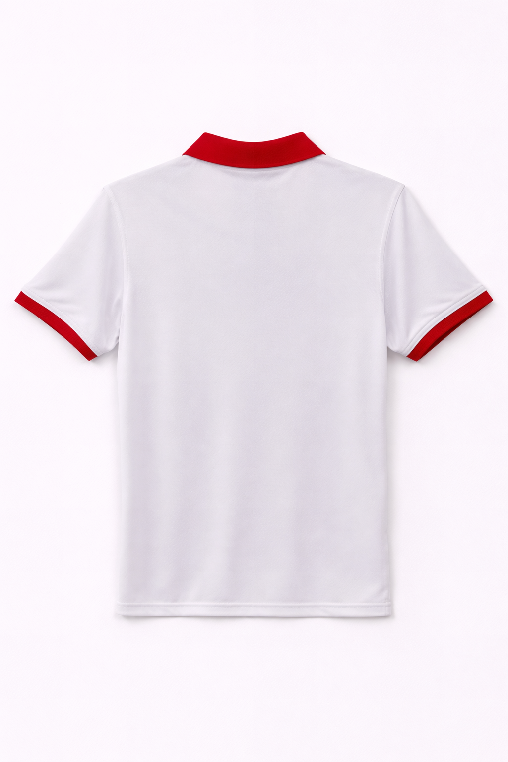 Playera Polo Chivas Blanca con Cuello Rojo CI147