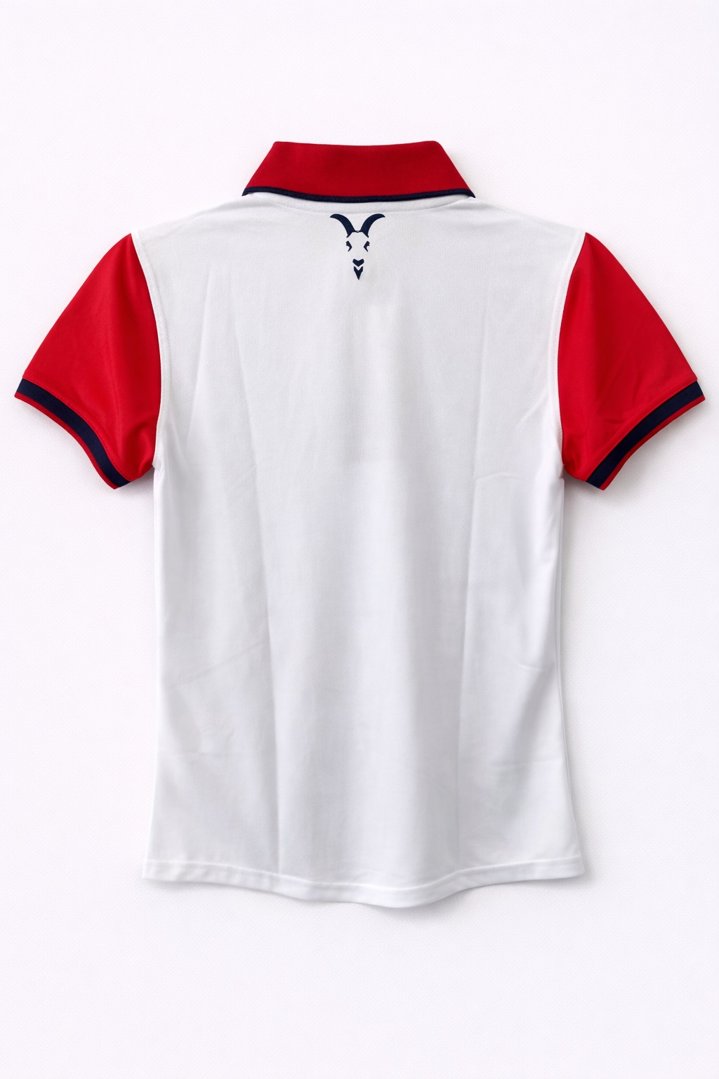 Playera Polo Mujer "Chivas" Vertical Blanca CI166