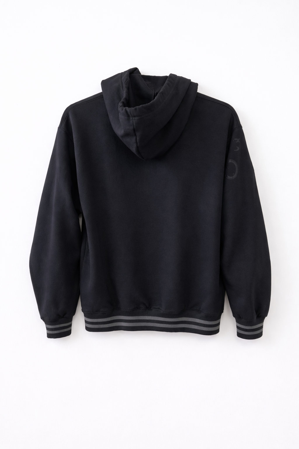 Sudadera Hoodie Chivas Hombre Negra Logo Relieve HG100